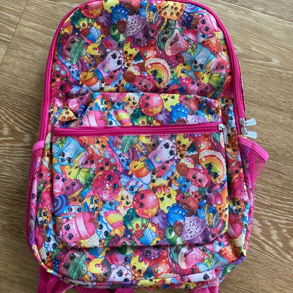 Shopkins Graphic Print Nylon School Backpack 16"